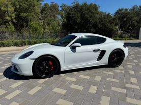 2018 PORSCHE 718 CAYMAN COUPE 4-CYL, TURBO, 2.5 LITER S COUPE 2D