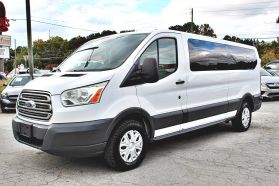 2015 FORD TRANSIT 350 WAGON PASSENGER V6, ECOBOOST, TWIN TURBO, 3.5L XL W/LOW ROOF W/SLIDING SIDE DOOR VAN 3D