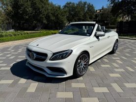 2018 MERCEDES-BENZ MERCEDES-AMG C-CLASS CONVERTIBLE V8, TWIN TURBO, 4.0 LITER C 63 S AMG CABRIOLET 2D