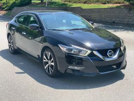 2017 NISSAN MAXIMA SEDAN BLACK AUTOMATIC - Auto Solutions of Greensboro LLC, NC, 36.05701, -79.84368