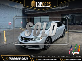 2014 HONDA CIVIC SEDAN 4-CYL, I-VTEC, 1.8 LITER EX SEDAN 4D