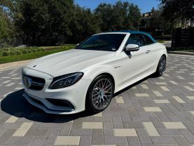 2018 MERCEDES-BENZ MERCEDES-AMG C-CLASS CONVERTIBLE V8, TWIN TURBO, 4.0 LITER C 63 S AMG CABRIOLET 2D
