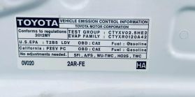 2012 TOYOTA CAMRY SEDAN 4-CYL, 2.5 LITER LE SEDAN 4D