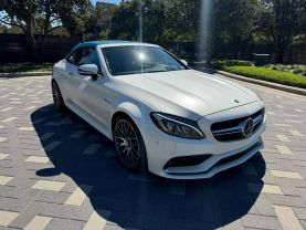 2018 MERCEDES-BENZ MERCEDES-AMG C-CLASS CONVERTIBLE V8, TWIN TURBO, 4.0 LITER C 63 S AMG CABRIOLET 2D
