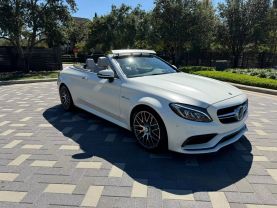 2018 MERCEDES-BENZ MERCEDES-AMG C-CLASS CONVERTIBLE V8, TWIN TURBO, 4.0 LITER C 63 S AMG CABRIOLET 2D