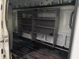 2016 FORD TRANSIT 250 VAN VAN V6, FLEX FUEL, 3.7 LITER EXTENDED LENGTH HIGH ROOF W/SLIDING SIDE DOOR W/LWB VAN 3D at Motors On Wheels - used car dealership in Houston, Texas.