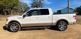 2014 FORD F150 SUPERCREW CAB PICKUP V8, FLEX FUEL, 5.0 LITER LARIAT PICKUP 4D 5 1/2 FT
