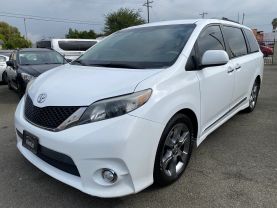 2014 TOYOTA SIENNA VAN V6, 3.5 LITER SE MINIVAN 4D