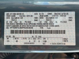 2023 FORD F150 SUPERCREW CAB PICKUP V6, ECOBOOST, TWIN TURBO, 3.5 LITER XLT PICKUP 4D 5 1/2 FT