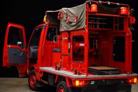 1992 SUBARU SAMBAR TRUCK EN07 FIRE TRUCK