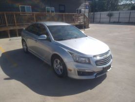 2015 CHEVROLET CRUZE SEDAN 4-CYL, ECOTEC, 1.4T 1LT SEDAN 4D at Motors On Wheels - used car dealership in Houston, Texas.