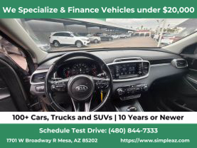 2018 KIA SORENTO SUV 4-CYL, GDI, 2.4 LITER LX SPORT UTILITY 4D