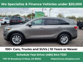 2018 KIA SORENTO SUV 4-CYL, GDI, 2.4 LITER LX SPORT UTILITY 4D