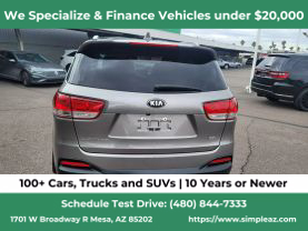 2018 KIA SORENTO SUV 4-CYL, GDI, 2.4 LITER LX SPORT UTILITY 4D