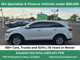 2019 KIA SORENTO SUV V6, GDI, 3.3 LITER LX SPORT UTILITY 4D