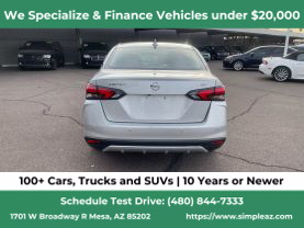 2021 NISSAN VERSA SEDAN 4-CYL, 1.6 LITER SV SEDAN 4D