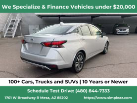 2021 NISSAN VERSA SEDAN 4-CYL, 1.6 LITER SV SEDAN 4D