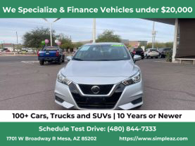 2021 NISSAN VERSA SEDAN 4-CYL, 1.6 LITER SV SEDAN 4D