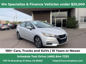 2021 NISSAN VERSA SEDAN 4-CYL, 1.6 LITER SV SEDAN 4D
