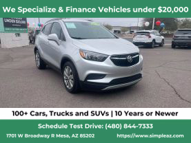 2019 BUICK ENCORE SUV 4-CYL, ECOTEC, TURBO, 1.4 LITER PREFERRED SPORT UTILITY 4D