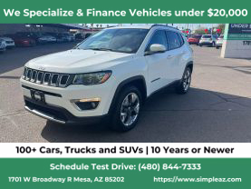2020 JEEP COMPASS SUV 4-CYL, MULTIAIR, PZEV, 2.4 LITER LIMITED SPORT UTILITY 4D