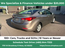2016 HYUNDAI ELANTRA SEDAN 4-CYL, 1.8 LITER SE SEDAN 4D