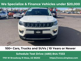 2020 JEEP COMPASS SUV 4-CYL, MULTIAIR, PZEV, 2.4 LITER LIMITED SPORT UTILITY 4D