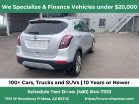 2019 BUICK ENCORE SUV 4-CYL, ECOTEC, TURBO, 1.4 LITER PREFERRED SPORT UTILITY 4D