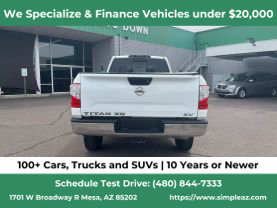 2017 NISSAN TITAN XD SINGLE CAB PICKUP V8, TURBO DIESEL, 5.0L SV PICKUP 2D 8 FT