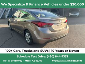 2016 HYUNDAI ELANTRA SEDAN 4-CYL, 1.8 LITER SE SEDAN 4D
