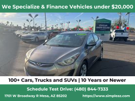 2016 HYUNDAI ELANTRA SEDAN 4-CYL, 1.8 LITER SE SEDAN 4D