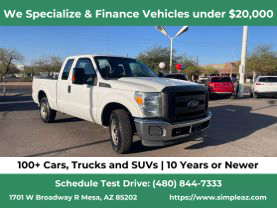 2015 FORD F250 SUPER DUTY SUPER CAB PICKUP V8, FLEX FUEL, 6.2 LITER XL PICKUP 4D 6 3/4 FT