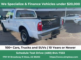 2015 FORD F250 SUPER DUTY SUPER CAB PICKUP V8, FLEX FUEL, 6.2 LITER XL PICKUP 4D 6 3/4 FT