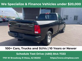 2016 RAM 1500 REGULAR CAB PICKUP V8, HEMI, 5.7 LITER TRADESMAN PICKUP 2D 8 FT