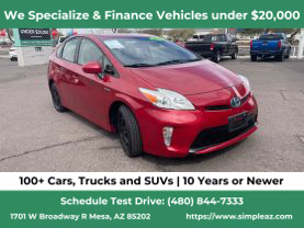 2013 TOYOTA PRIUS HATCHBACK 4-CYL, HYBRID, 1.8 LITER TWO HATCHBACK 4D
