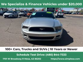 2014 FORD MUSTANG CONVERTIBLE V6, 3.7 LITER V6 CONVERTIBLE 2D
