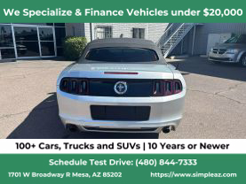 2014 FORD MUSTANG CONVERTIBLE V6, 3.7 LITER V6 CONVERTIBLE 2D