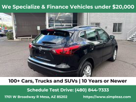 2017 NISSAN ROGUE SPORT SUV 4-CYL, 2.0 LITER SV SPORT UTILITY 4D