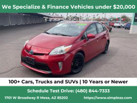 2013 TOYOTA PRIUS HATCHBACK 4-CYL, HYBRID, 1.8 LITER TWO HATCHBACK 4D