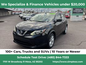 2017 NISSAN ROGUE SPORT SUV 4-CYL, 2.0 LITER SV SPORT UTILITY 4D