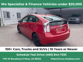 2013 TOYOTA PRIUS HATCHBACK 4-CYL, HYBRID, 1.8 LITER TWO HATCHBACK 4D