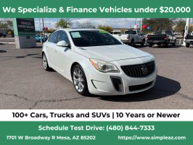 2016 BUICK REGAL SEDAN 4-CYL, TURBO, 2.0 LITER GS SEDAN 4D