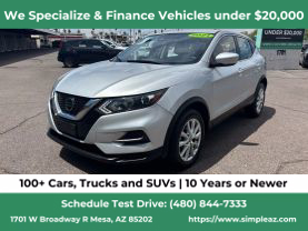 2021 NISSAN ROGUE SPORT SUV 4-CYL, 2.0 LITER S SPORT UTILITY 4D