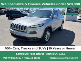 2018 JEEP CHEROKEE SUV 4-CYL, 2.4 LITER LATITUDE PLUS SPORT UTILITY 4D