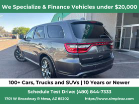 2014 DODGE DURANGO SUV V8, HEMI, 5.7 LITER R/T SPORT UTILITY 4D