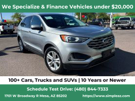 2020 FORD EDGE SUV 4-CYL, ECOBOOST, TURBO, 2.0 LITER SEL SPORT UTILITY 4D