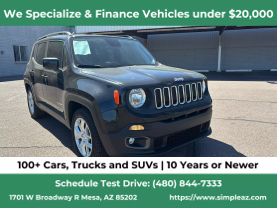 2018 JEEP RENEGADE SUV 4-CYL, MULTIAIR, 2.4L LATITUDE SPORT UTILITY 4D
