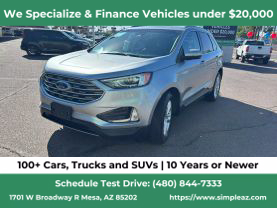 2020 FORD EDGE SUV 4-CYL, ECOBOOST, TURBO, 2.0 LITER SEL SPORT UTILITY 4D