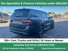 2014 DODGE DURANGO SUV V8, HEMI, 5.7 LITER R/T SPORT UTILITY 4D