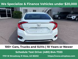 2019 HONDA CIVIC SEDAN 4-CYL, I-VTEC, 2.0 LITER LX SEDAN 4D